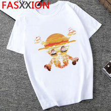 Load image into Gallery viewer, One Piece T Shirt Men Harajuku Cartoon 2020 Hip Hop Japan Anime Tshirt 90s Funny Luffy Zoro Graphic Fashion Tees Male