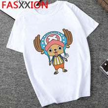 Load image into Gallery viewer, One Piece T Shirt Men Harajuku Cartoon 2020 Hip Hop Japan Anime Tshirt 90s Funny Luffy Zoro Graphic Fashion Tees Male