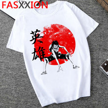 Load image into Gallery viewer, One Piece T Shirt Men Harajuku Cartoon 2020 Hip Hop Japan Anime Tshirt 90s Funny Luffy Zoro Graphic Fashion Tees Male