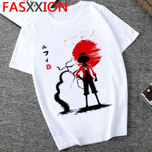 Load image into Gallery viewer, One Piece T Shirt Men Harajuku Cartoon 2020 Hip Hop Japan Anime Tshirt 90s Funny Luffy Zoro Graphic Fashion Tees Male