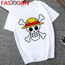 Load image into Gallery viewer, One Piece T Shirt Men Harajuku Cartoon 2020 Hip Hop Japan Anime Tshirt 90s Funny Luffy Zoro Graphic Fashion Tees Male