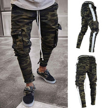 Load image into Gallery viewer, Fashion Men Skinny Jeans Stretchy Denim Slim Long Camouflage Pants Frayed Rip Bike Men Ripped Jeans 20 styles