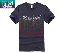 Load image into Gallery viewer, casual o-neck loose summer T shirt for men KARL LAGERFELD SHIRT Top Men's T-shirt
