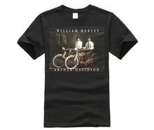 Load image into Gallery viewer, William Harley & Arthur Davidson on Their Motorcycles, T-Shirt, All Sizes NWT Mens 2019 fashion Brand T Shirt O-Neck 100%cotton