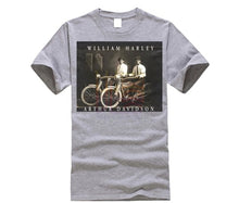 Load image into Gallery viewer, William Harley & Arthur Davidson on Their Motorcycles, T-Shirt, All Sizes NWT Mens 2019 fashion Brand T Shirt O-Neck 100%cotton