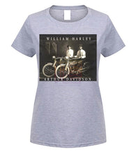 Load image into Gallery viewer, William Harley & Arthur Davidson on Their Motorcycles, T-Shirt, All Sizes NWT Mens 2019 fashion Brand T Shirt O-Neck 100%cotton