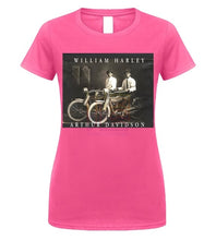 Load image into Gallery viewer, William Harley & Arthur Davidson on Their Motorcycles, T-Shirt, All Sizes NWT Mens 2019 fashion Brand T Shirt O-Neck 100%cotton