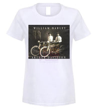 Load image into Gallery viewer, William Harley & Arthur Davidson on Their Motorcycles, T-Shirt, All Sizes NWT Mens 2019 fashion Brand T Shirt O-Neck 100%cotton
