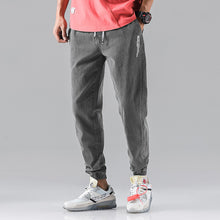 Load image into Gallery viewer, Wbson Jeans Men's Casual Pants Jogging Pants Work Jeans Loose Pants Jeans Homme Men's Gray Jeans SYG2308