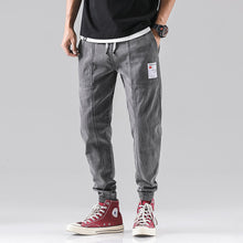 Load image into Gallery viewer, Wbson Jeans Men's Casual Pants Jogging Pants Work Jeans Loose Pants Jeans Homme Men's Gray Jeans SYG2308