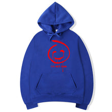 Load image into Gallery viewer, Vsenfo Red John Mentalist Sweatshirt Funny Graphic Printed Red John Smiley Face Patch Hoodies Unisex Pullover Autumn Winter Warm