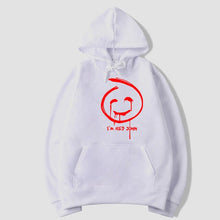 Load image into Gallery viewer, Vsenfo Red John Mentalist Sweatshirt Funny Graphic Printed Red John Smiley Face Patch Hoodies Unisex Pullover Autumn Winter Warm