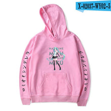 Load image into Gallery viewer, Anime Hatsune Miku Hoodies Women Men Casual Pullover Sweatshirt Sudadera Hombre Hatsune Miku Hoodie Streetwear Jacket Clothes