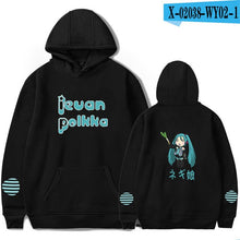 Load image into Gallery viewer, Anime Hatsune Miku Hoodies Women Men Casual Pullover Sweatshirt Sudadera Hombre Hatsune Miku Hoodie Streetwear Jacket Clothes