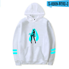 Load image into Gallery viewer, Anime Hatsune Miku Hoodies Women Men Casual Pullover Sweatshirt Sudadera Hombre Hatsune Miku Hoodie Streetwear Jacket Clothes