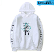 Load image into Gallery viewer, Anime Hatsune Miku Hoodies Women Men Casual Pullover Sweatshirt Sudadera Hombre Hatsune Miku Hoodie Streetwear Jacket Clothes