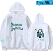 Load image into Gallery viewer, Anime Hatsune Miku Hoodies Women Men Casual Pullover Sweatshirt Sudadera Hombre Hatsune Miku Hoodie Streetwear Jacket Clothes