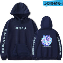 Load image into Gallery viewer, Anime Hatsune Miku Hoodies Women Men Casual Pullover Sweatshirt Sudadera Hombre Hatsune Miku Hoodie Streetwear Jacket Clothes