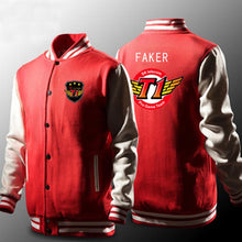 Load image into Gallery viewer, Skt Jacket Men Lol Skt T1 Hoodies Fleece Faker Peanut Hoodie Polerones Hombre Wolf SKT Bang Sudaderas Para Hombre Sweatshirt Z20