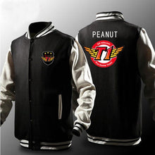 Load image into Gallery viewer, Skt Jacket Men Lol Skt T1 Hoodies Fleece Faker Peanut Hoodie Polerones Hombre Wolf SKT Bang Sudaderas Para Hombre Sweatshirt Z20
