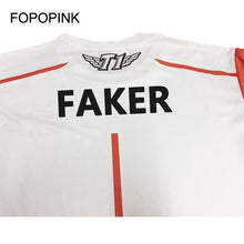 Load image into Gallery viewer, Skt Jacket Men Lol Skt T1 Hoodies Fleece Faker Peanut Hoodie Polerones Hombre Wolf SKT Bang Sudaderas Para Hombre Sweatshirt Z20