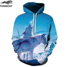 Load image into Gallery viewer, TUNSECHY New Fashion Hoodies Sweatshirts Men/Women 3D Sweatshirts Print Golden Lightning Lion Hooded Hoody Tracksuits Tops