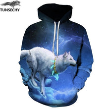 Load image into Gallery viewer, TUNSECHY New Fashion Hoodies Sweatshirts Men/Women 3D Sweatshirts Print Golden Lightning Lion Hooded Hoody Tracksuits Tops