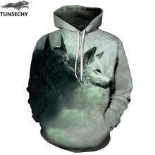 Load image into Gallery viewer, TUNSECHY New Fashion Hoodies Sweatshirts Men/Women 3D Sweatshirts Print Golden Lightning Lion Hooded Hoody Tracksuits Tops
