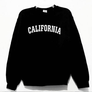 CALIFORNIA Graphic Print Sweatshirt Cotton Women Clothes Winter Full Sleeve Womens Hoodies Pullover Fleece Causal Jumpers Gai