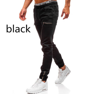 Mens Cool Designer Brand Blue Jeans Skinny Ripped Destroyed Stretch Slim Fit Pants With For Men Side Stripe Pocket Jeans Denim