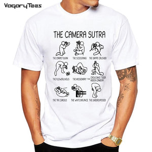 Creative Art Design Photographic Camera T Shirt Funny Novelty Customied Men Hipster Geek Style Short Sleeve Tee Tops