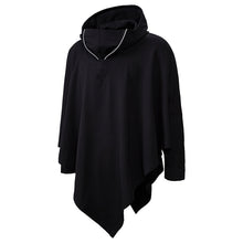 Load image into Gallery viewer, Unisex Casual Hooded Poncho Cape Cloak Fashion Coat Hoodie Sweatshirt Men Hip Hop Streetwear Hoody Pullover for Male Sweat Homme
