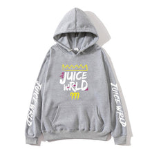 Load image into Gallery viewer, 2020 black and white red color J UICEWrld hoodie sweatshirt juice wrld juice wrld juicewrld trap rap rainbow glitch juice world
