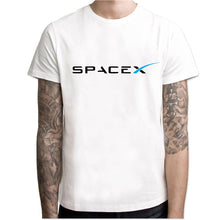 Load image into Gallery viewer, Space X T Shirt Men's Tesla Tees Casual Top Design Occupy Mars Modal  Print Tee SHIRT Spacex Graphic Guitar  Tees Men
