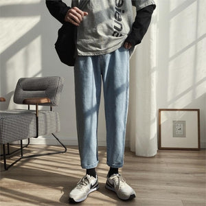 LAPPSTER Men Spring Black Korean Colors Jeans 2020 Mens Streetwear Blue Denim Pants Male Fashions Skinny Clothes Plus Size