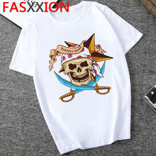 Load image into Gallery viewer, One Piece T Shirt Men  Harajuku Cartoon 2020 Hip Hop Japan Anime Tshirt 90s Funny Luffy Zoro Graphic Fashion  Tees Male
