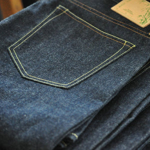 SauceZhan SZ003 Jeans Men 14.5 Ounces Raw Jeans with Bamboo Section Men Jeans  Selvedge Jeans Jeans Raw Denim