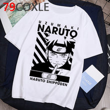 Load image into Gallery viewer, Naruto Fashion Japanese Anime T Shirt Men Sasuke Funny Cartoon T-shirt Casual Cool Streetwear Tshirt Couple Hip Hop Top Tee Male
