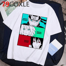 Load image into Gallery viewer, Naruto Fashion Japanese Anime T Shirt Men Sasuke Funny Cartoon T-shirt Casual Cool Streetwear Tshirt Couple Hip Hop Top Tee Male
