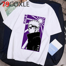 Load image into Gallery viewer, Naruto Fashion Japanese Anime T Shirt Men Sasuke Funny Cartoon T-shirt Casual Cool Streetwear Tshirt Couple Hip Hop Top Tee Male
