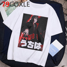 Load image into Gallery viewer, Naruto Fashion Japanese Anime T Shirt Men Sasuke Funny Cartoon T-shirt Casual Cool Streetwear Tshirt Couple Hip Hop Top Tee Male
