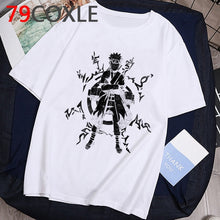 Load image into Gallery viewer, Naruto Fashion Japanese Anime T Shirt Men Sasuke Funny Cartoon T-shirt Casual Cool Streetwear Tshirt Couple Hip Hop Top Tee Male
