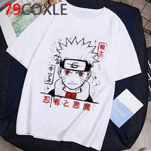 Load image into Gallery viewer, Naruto Fashion Japanese Anime T Shirt Men Sasuke Funny Cartoon T-shirt Casual Cool Streetwear Tshirt Couple Hip Hop Top Tee Male
