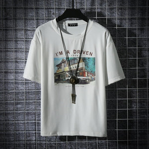 Nuevas camisetas de hombre de verano Hip Hop Harajuku de algodón de cuello redondo media manga Tops camisetas de moda Streetwear camisetas deportivas para niños