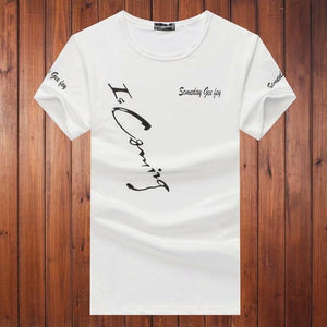 Nuevas camisetas de hombre de verano Hip Hop Harajuku de algodón de cuello redondo media manga Tops camisetas de moda Streetwear camisetas deportivas para niños