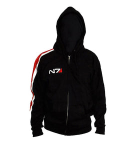 Cool Game Mass Effect 3 N7 Cotton Blende Cosplay Costume Hoodie Coat Jacket New Free Shipping