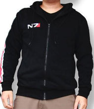 Load image into Gallery viewer, Cool Game Mass Effect 3 N7 Cotton Blende Cosplay Costume Hoodie Coat Jacket New Free Shipping
