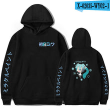 Load image into Gallery viewer, Anime Hatsune Miku Hoodies Women Men Casual Pullover Sweatshirt Sudadera Hombre Hatsune Miku Hoodie Streetwear Jacket Clothes
