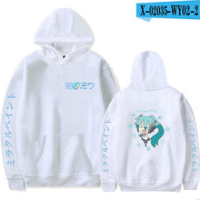 Load image into Gallery viewer, Anime Hatsune Miku Hoodies Women Men Casual Pullover Sweatshirt Sudadera Hombre Hatsune Miku Hoodie Streetwear Jacket Clothes
