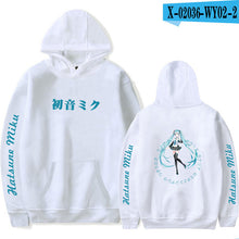 Load image into Gallery viewer, Anime Hatsune Miku Hoodies Women Men Casual Pullover Sweatshirt Sudadera Hombre Hatsune Miku Hoodie Streetwear Jacket Clothes
